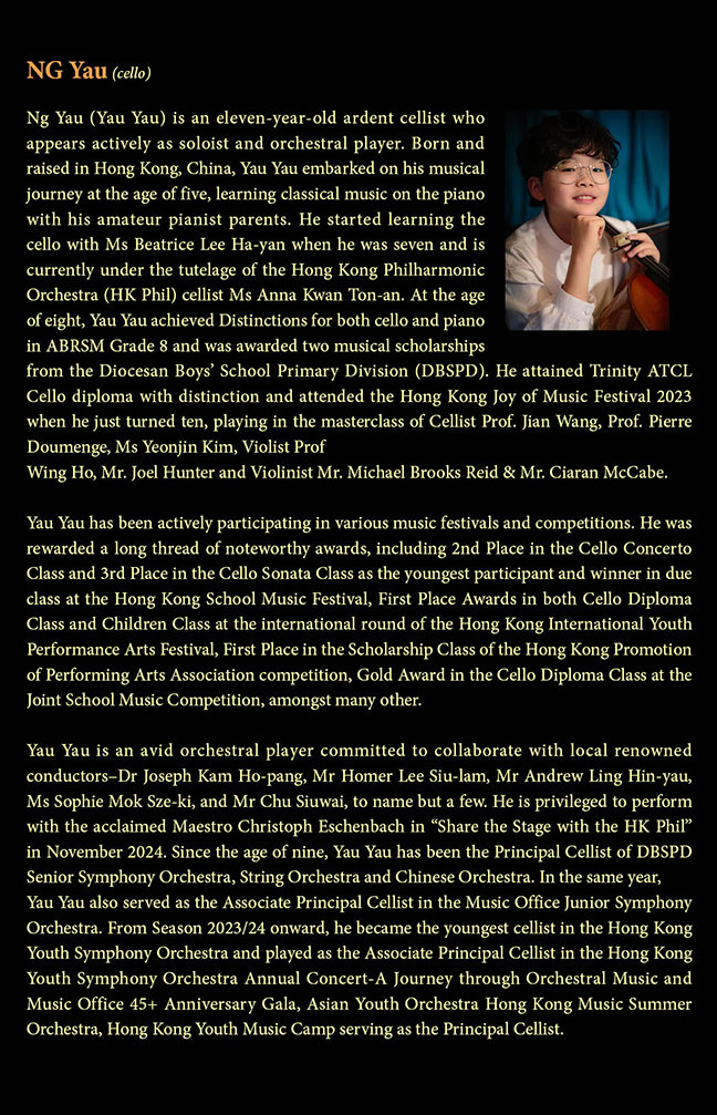 Joy of Music Festival 2024 Young Talents