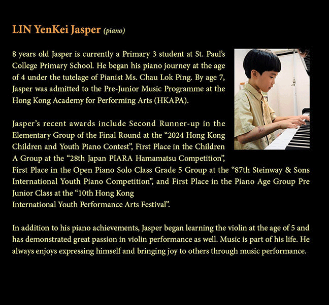 Joy of Music Festival 2024 Young Talents
